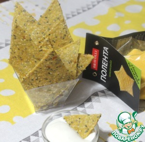 Хрустящие крекеры из поленты и кунжута Хрустящие крекеры из поленты и кунжута