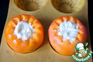 Хурма в стиле чизкейк