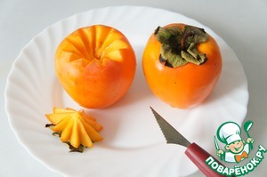 Хурма в стиле чизкейк