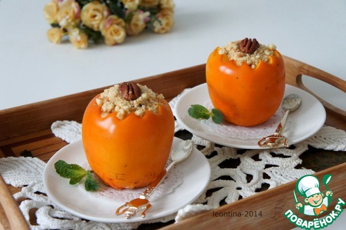 Хурма в стиле чизкейк