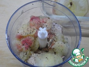 Яблочно-сливочный паштет из индейки