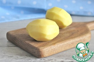 Картофель, фаршированный мясом и сыром