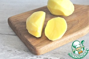 Картофель, фаршированный мясом и сыром