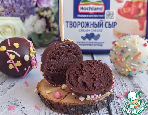 Кейк-попсы с вареной сгущенкой