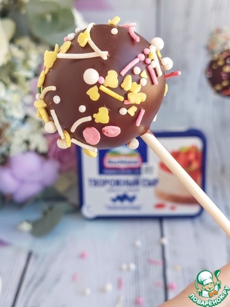 Кейк-попсы с вареной сгущенкой