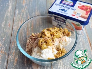 Колбасные "дольки" с творожным сыром Колбасные "дольки" с творожным сыром