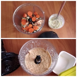 Кукурузная полента с рыбным рийетом Кукурузная полента с рыбным рийетом