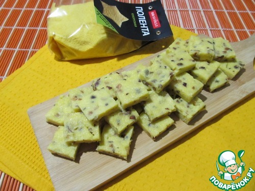 Кукурузно-манговый десерт с жареными орехами Кукурузно-манговый десерт с жареными орехами