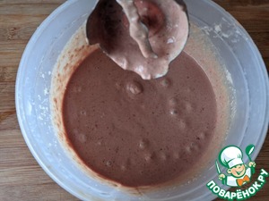 Куриное суфле с печенью и сыром