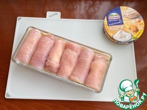 Куриные рулетики "Сытный ужин" Куриные рулетики "Сытный ужин"