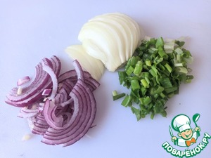 Мелт с индейкой и луковым миксом Мелт с индейкой и луковым миксом