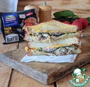 Мелт с рыбными консервами