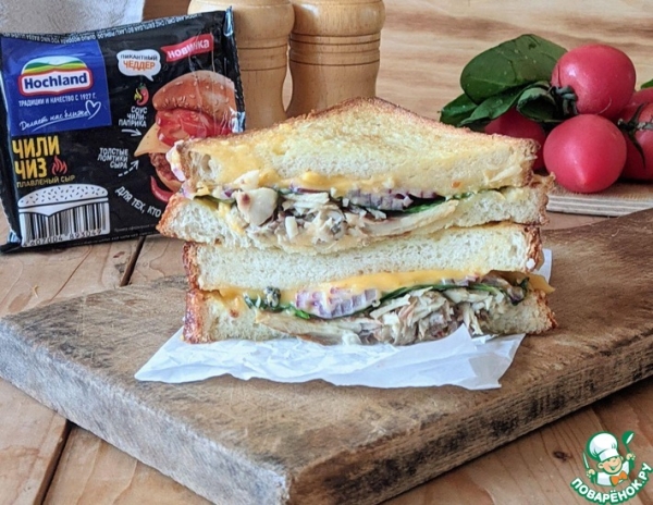 Мелт с рыбными консервами