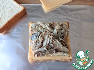 Мелт с рыбными консервами