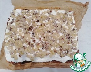 Морковный рулет с карамелизованными яблоками Морковный рулет с карамелизованными яблоками