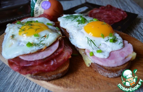 Немецкий тёплый сэндвич "Крепкий Макс" Немецкий тёплый сэндвич "Крепкий Макс"