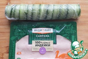 Огуречные рулетики с ветчиной и сыром