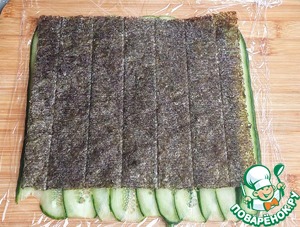 Огуречные рулетики с ветчиной и сыром