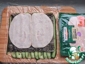 Огуречные рулетики с ветчиной и сыром