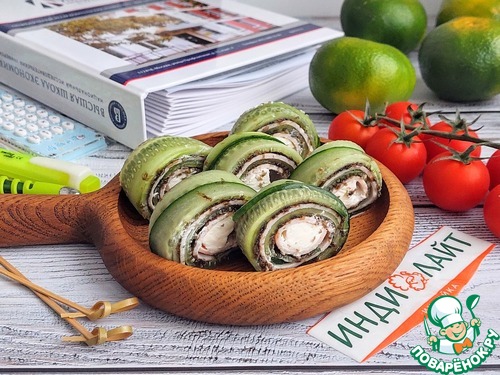 Огуречные рулетики с ветчиной и сыром