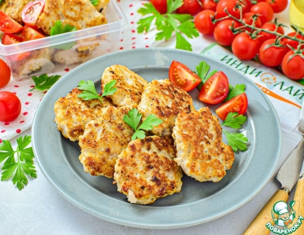 Оладьи из индейки с кефиром Оладьи из индейки с кефиром