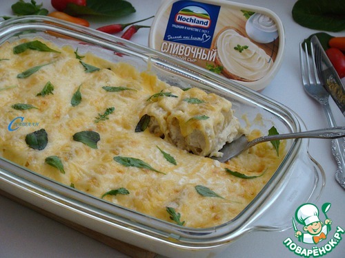 Паккери в сливочном соусе