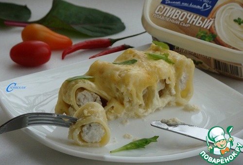 Паккери в сливочном соусе