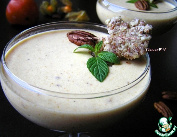 Панна котта с хурмой