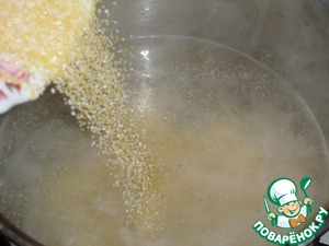 Паштет из печени с полентой Паштет из печени с полентой