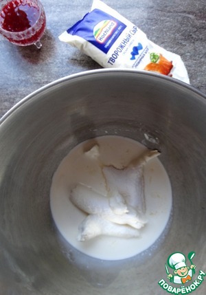 Пирожное "Корзинка" с сырно-сливочным кремом Пирожное "Корзинка" с сырно-сливочным кремом