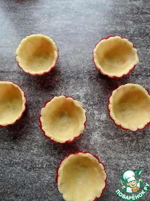 Пирожное "Корзинка" с сырно-сливочным кремом Пирожное "Корзинка" с сырно-сливочным кремом