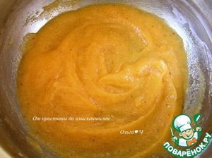 Пирожное "Макарон" с хурмой