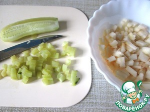 Помидоры, фаршированные огуречно-яблочным салатом Помидоры, фаршированные огуречно-яблочным салатом