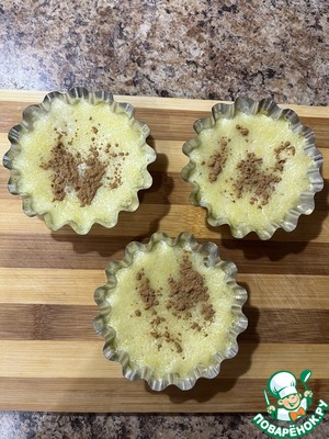 Пудинг из рисовой поленты с лимоном и корицей и яблоками Пудинг из рисовой поленты с лимоном и корицей и яблоками