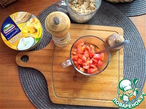 Рийет из тунца с помидорной сальсой