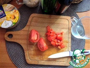 Рийет из тунца с помидорной сальсой