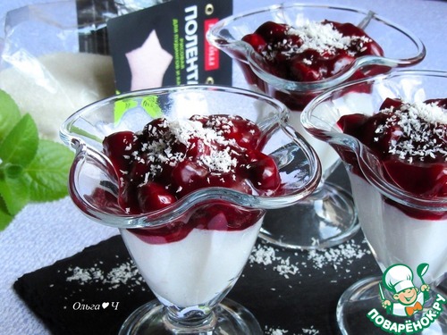 Рисовый мусс с вишней Рисовый мусс с вишней