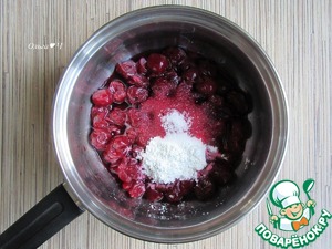 Рисовый мусс с вишней Рисовый мусс с вишней