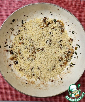 Ризотто из пасты с грибами Ризотто из пасты с грибами