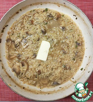 Ризотто из пасты с грибами Ризотто из пасты с грибами