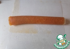 Рулет с хурмой