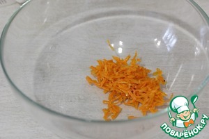 Рулетики с сыром и морковью Рулетики с сыром и морковью