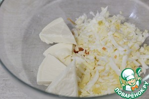 Рулетики с сыром и морковью Рулетики с сыром и морковью