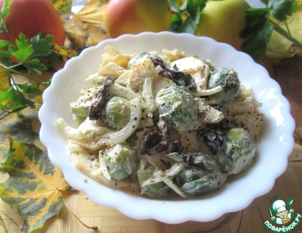 Салат из брюссельской капусты