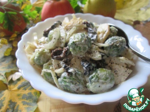 Салат из брюссельской капусты