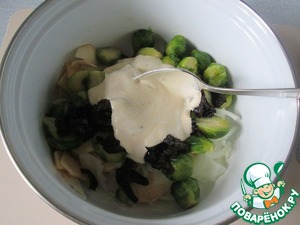 Салат из брюссельской капусты