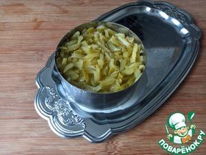 Салат из печени с сырным майонезом Салат из печени с сырным майонезом