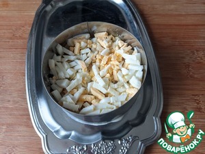 Салат из печени с сырным майонезом Салат из печени с сырным майонезом