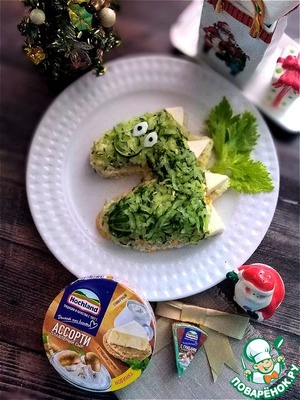 Салат "Новогодний Дракончик"