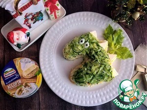 Салат "Новогодний Дракончик"